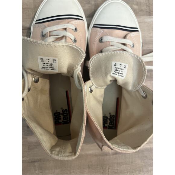 PRO KEDS Royal‎ Retro Throwback Hi High-tops Shoes Big Kids Girls Size 4 Pink - Picture 8 of 8
